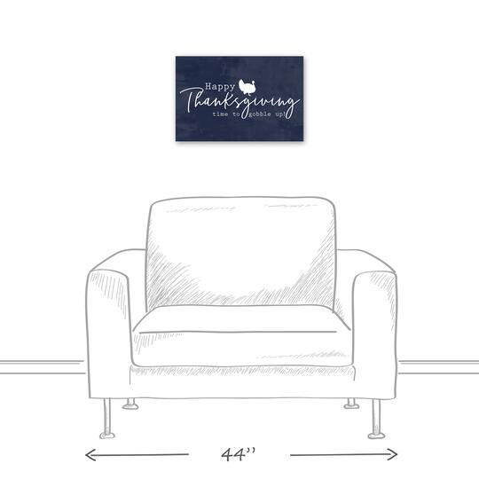 Happy Thanksgiving Gobble Up Canvas Wall Art